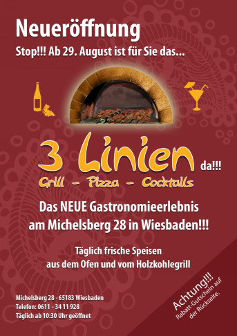 29 08 08 Restaurant Neueroffnung Am Michelsberg 3 Linien Wiesbaden