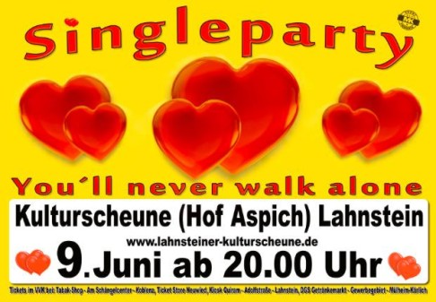 Single party kulturscheune lahnstein
