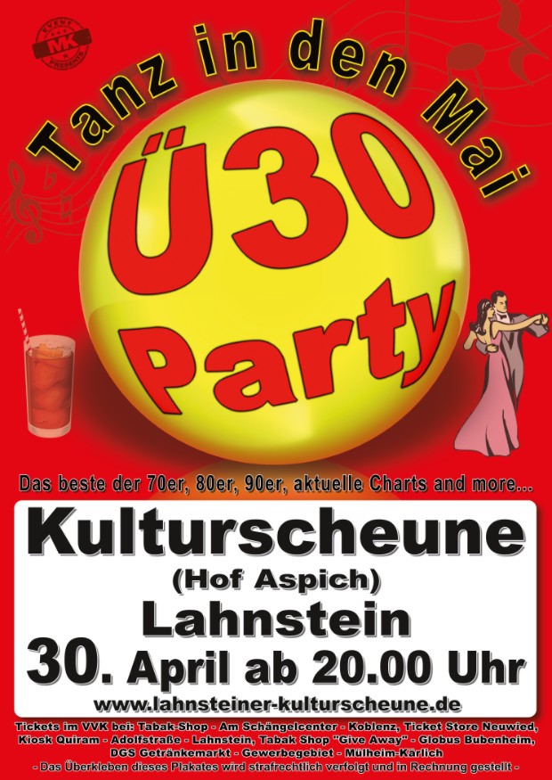Single party kulturscheune lahnstein