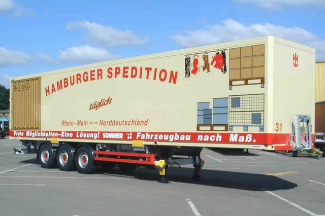 Lastwagen, Anhänger, Wiesbaden, Schierstein, Hamburger Spedition, LKW