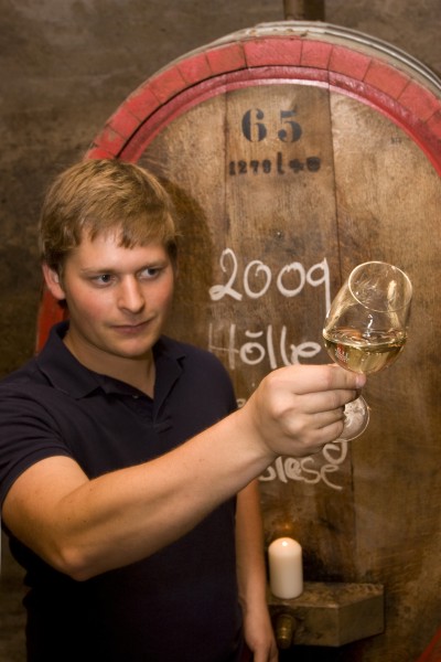 Weinbauingenieur Fabian Schmidt
