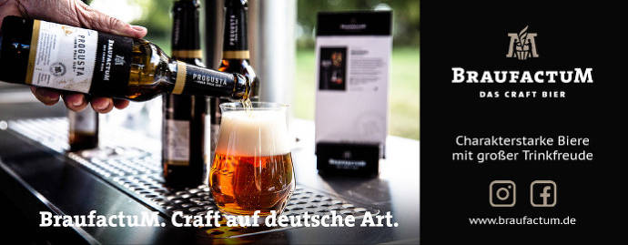 Banner BraufactuM Craft Beer 