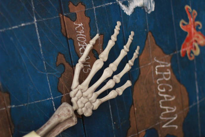 Knochige Hand, Landkarte, Secret Escape Game