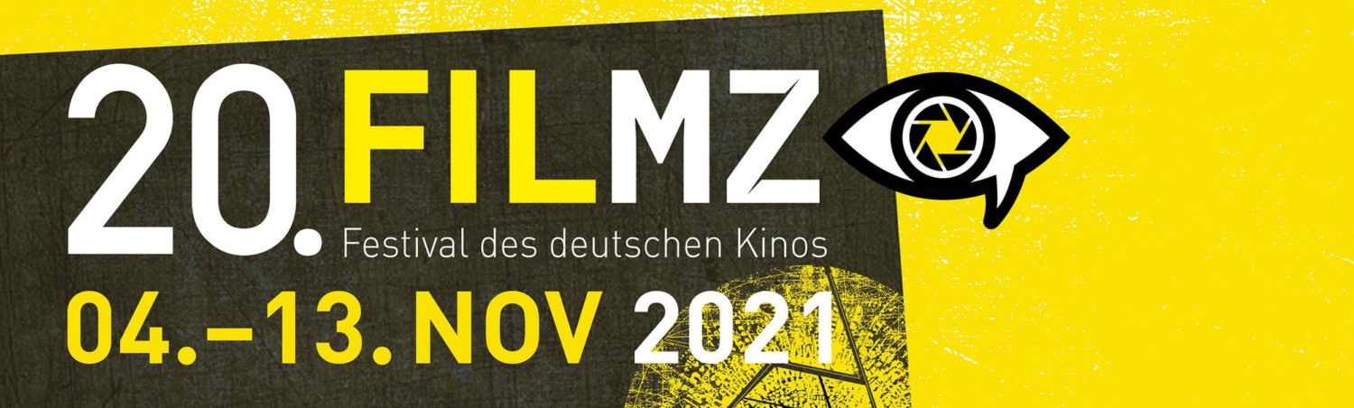 FILMZ Banner, Auge, gelb